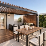 Dúplex 402 - Terraza: sol y sombra (imagen referencial)